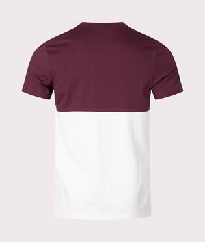 maroon fred perry t shirt