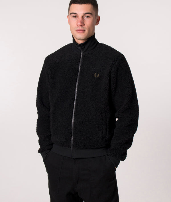 Fred perry borg clearance zip through fleece jacket