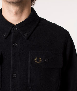 Relaxed-Fit-Reverse-Fleeceback-Overshirt-Black-Fred-Perry-EQVVS