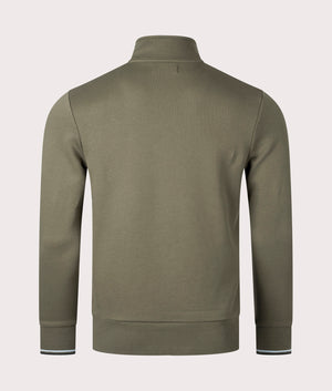 Quarter-Zip-Sweatshirt-Uniform-Green-Fred-Perry-EQVVS