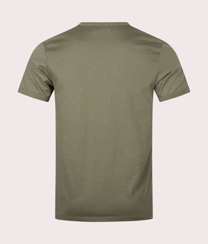 khaki fred perry t shirt