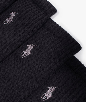 6-Pack-Cotton-Blend-Crew-Socks-Black-Polo-Ralph-Lauren-EQVVS