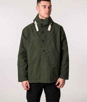 Overhead-Waxed-Button-Jacket-Green-Albam-EQVVS