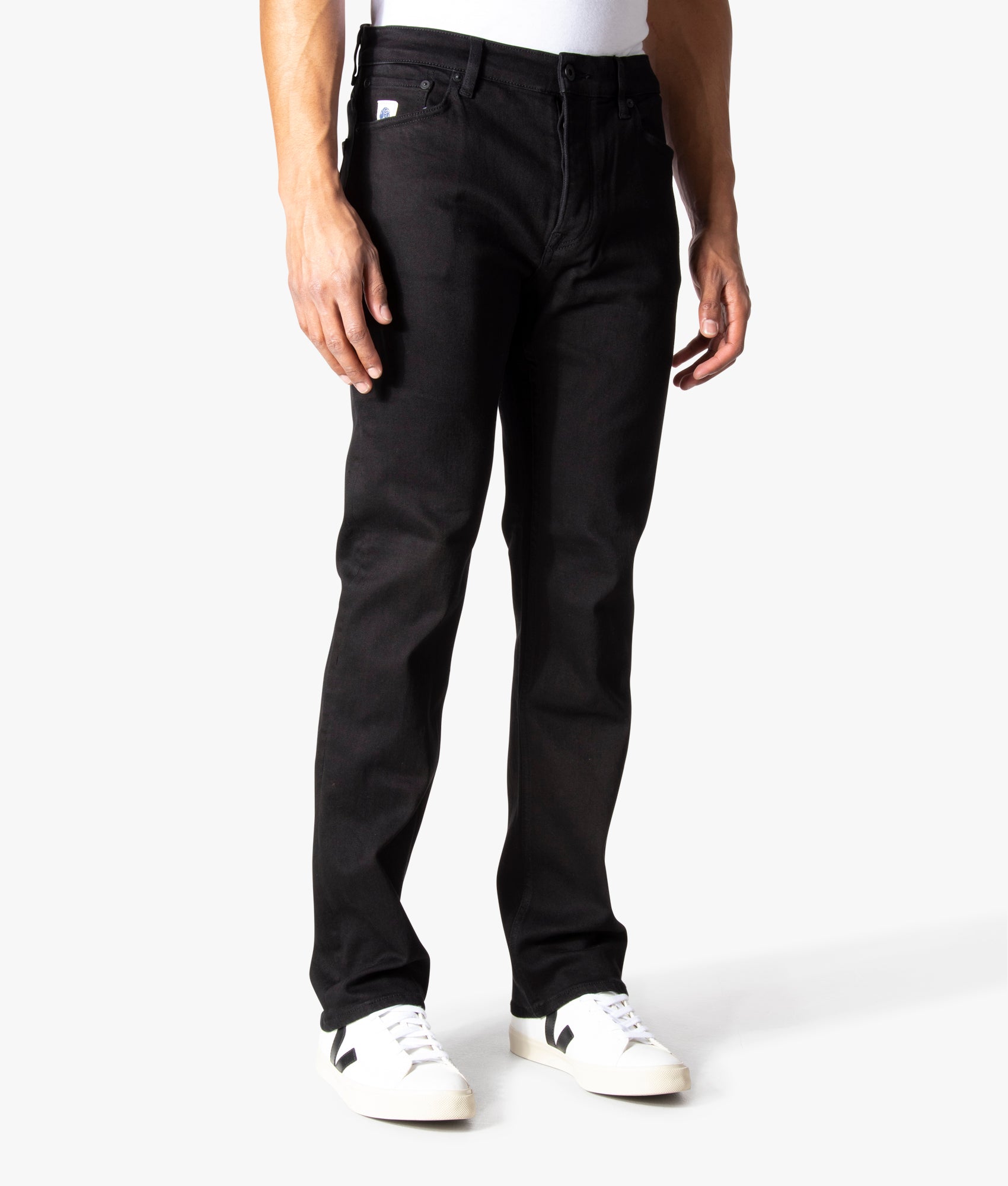 Burnage Regular Fit Jeans - Black | Pretty Green | EQVVS