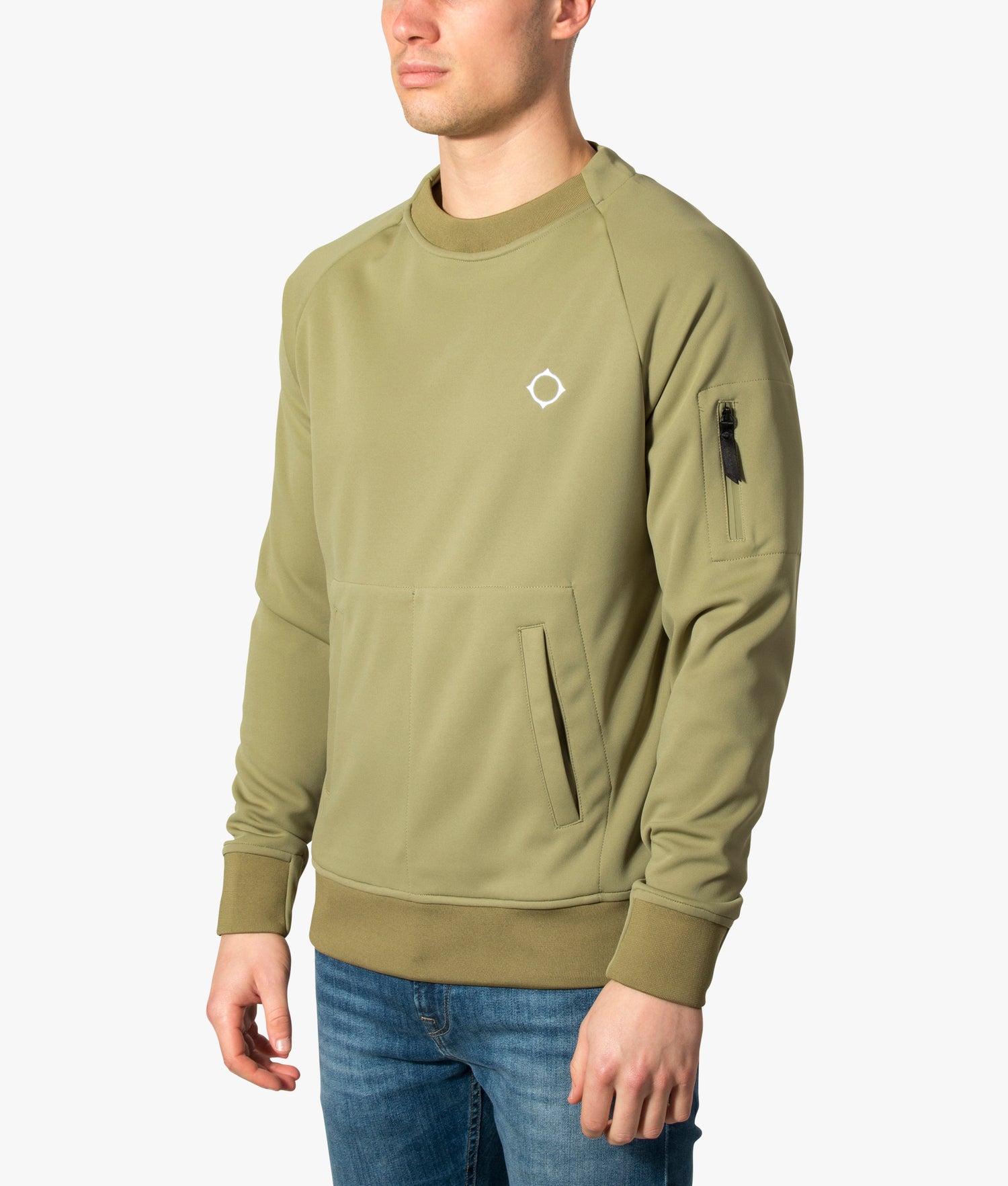 Tech Fleece Crew Neck Sweatshirt Aloe | MA.Strum | EQVVS