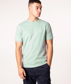 Ma.Strum Back Print T-Shirt in M314 Sea Green, Ma.Strum, EQVVS, Front Model