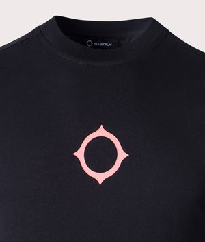 Compass-Print-T-Shirt-Jet-Black-Ma.Strum-EQVVS