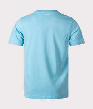 Compass-Print-T-Shirt-Sea-Blue-Ma.Strum-EQVVS