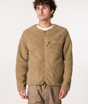 Relaxed hot sale fleece cardigan