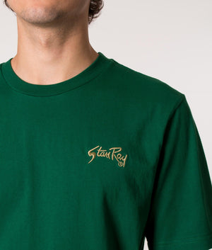 Stan Ray Stan OG T-Shirt in Ivy Green at EQVVS. Model detail