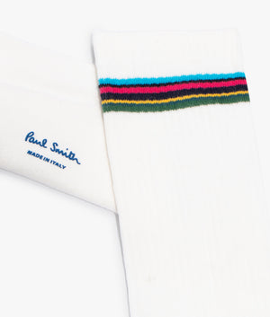 Sport-Stripe-Sock-White/Multi-PS-Paul-Smith-EQVVS