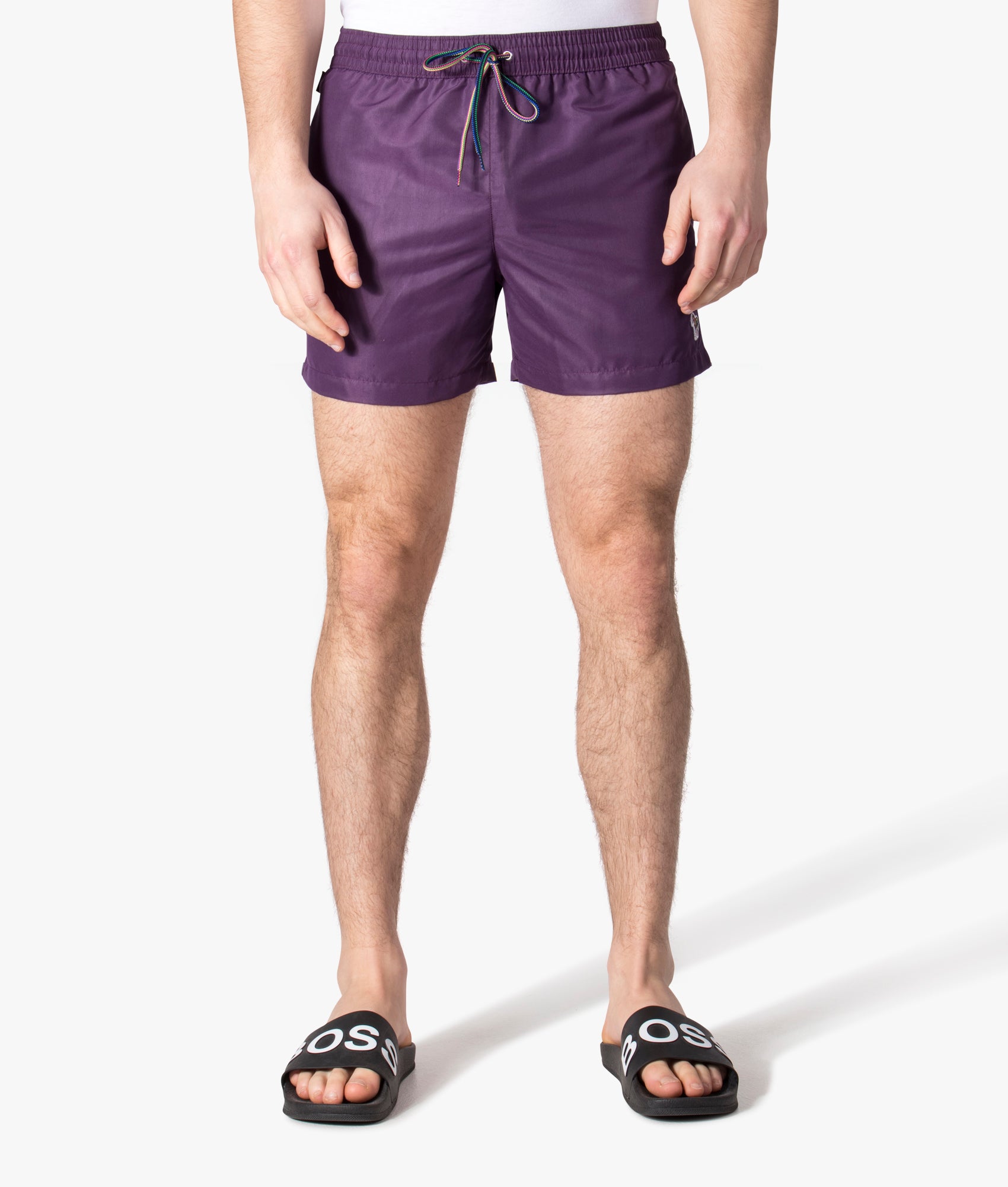 Mens purple hot sale swim shorts