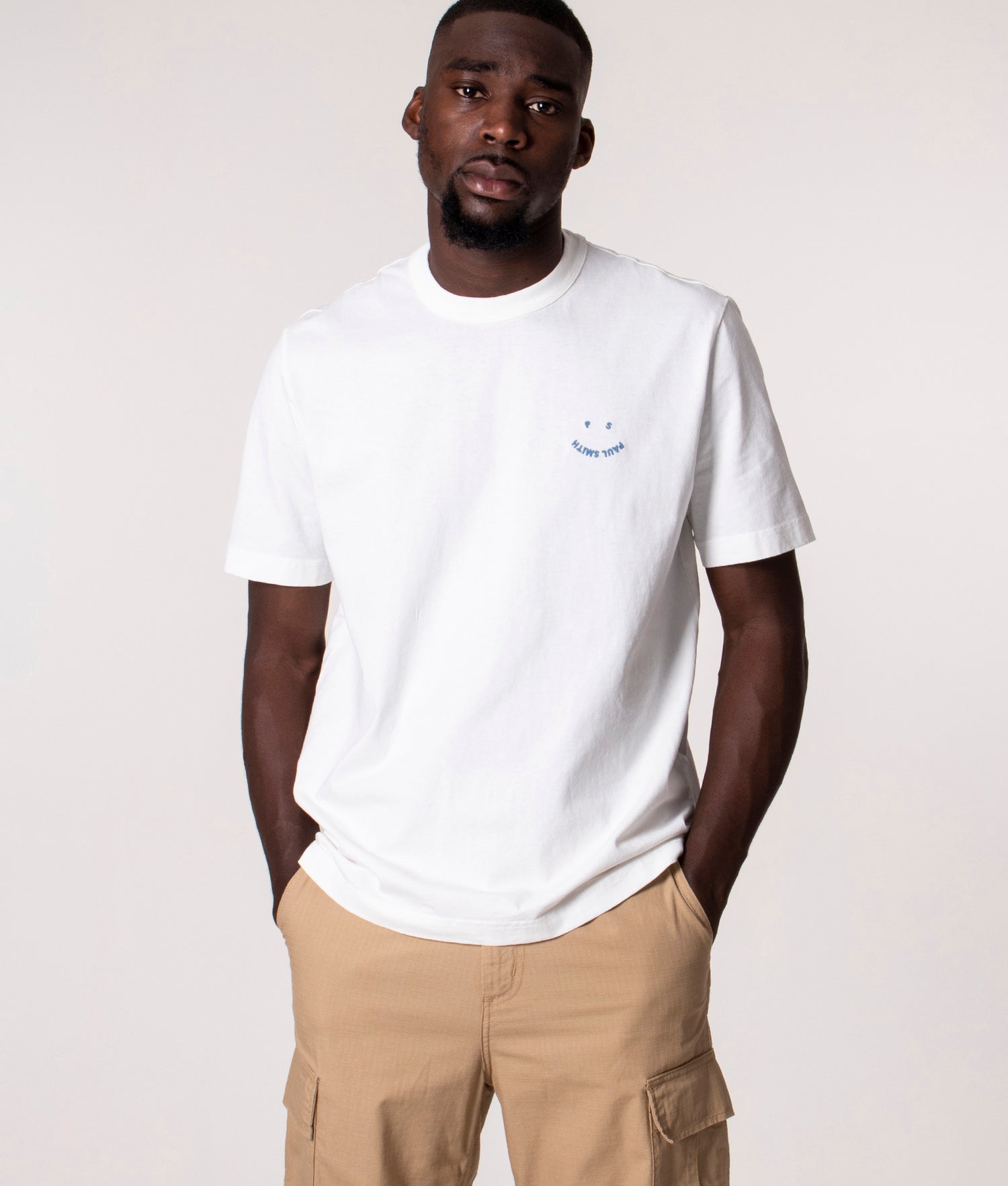 Paul smith white outlet polo shirt