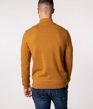 Quarter-Zip-Zebra-Badge-Sweatshirt-Golden-Yellow-PS-Paul-Smith-EQVVS