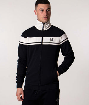 Relaxed-Fit-Capomasters-Track-Top-Black/Gardenia-Sergio-Tacchini-EQVVS