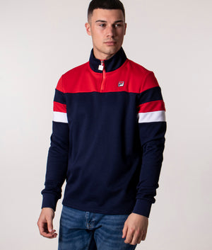 Fila jumper red white hotsell and blue