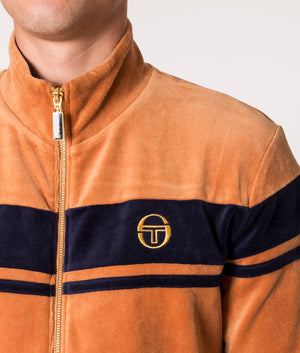 Damarindo-Velour-Track-Top-Almond/Maritime-Blue-Sergio-Tacchini-EQVVS