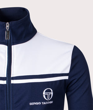 New-Young-Line-Track-Top-Maritime-Blue/White-Sergio-Tacchini-EQVVS