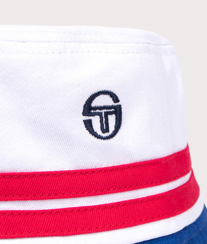 Stonewoods-Bucket-Hat-White/Strong-Blue-Sergio-Tacchini-EQVVS