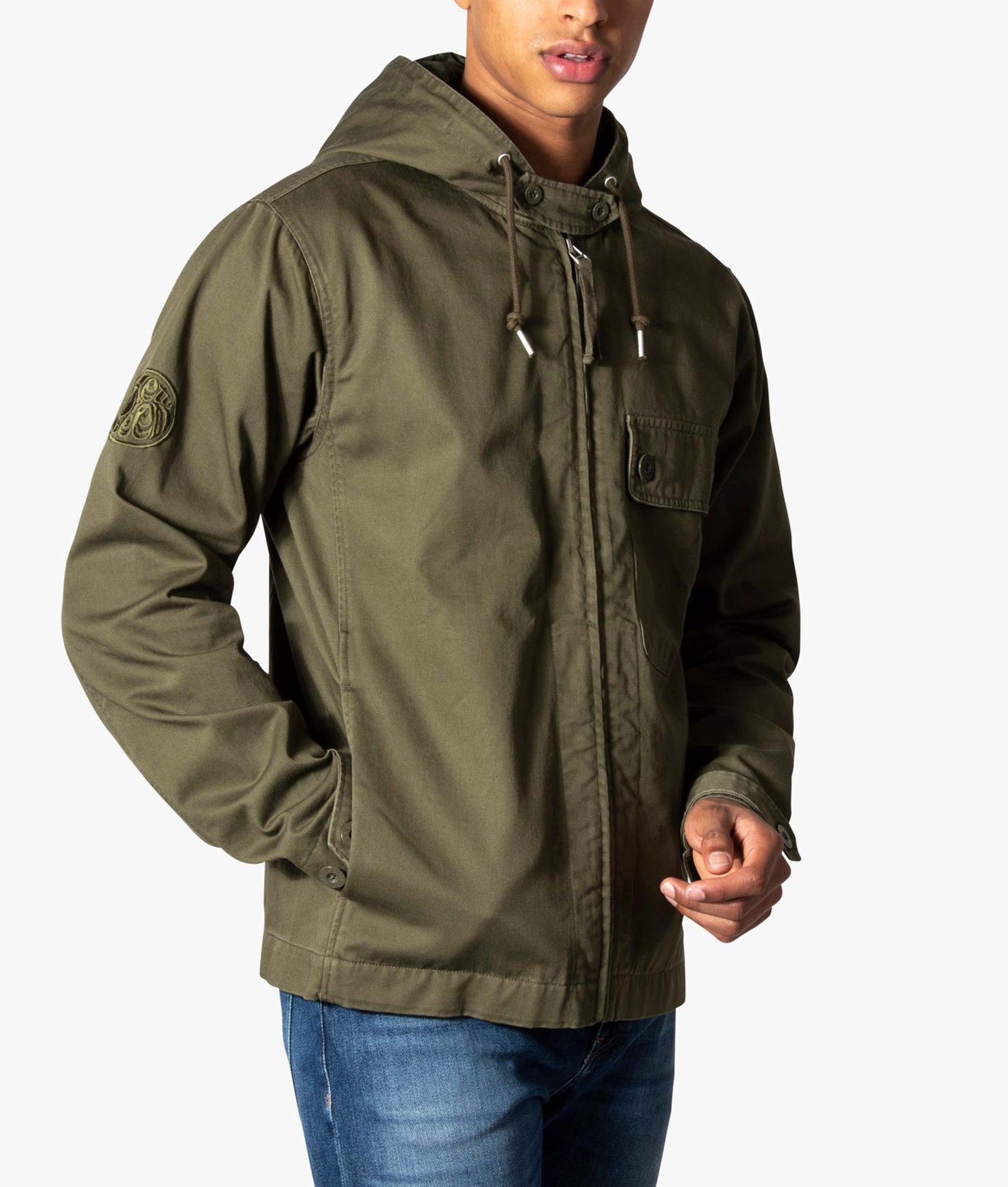 Pretty green parka sales sale