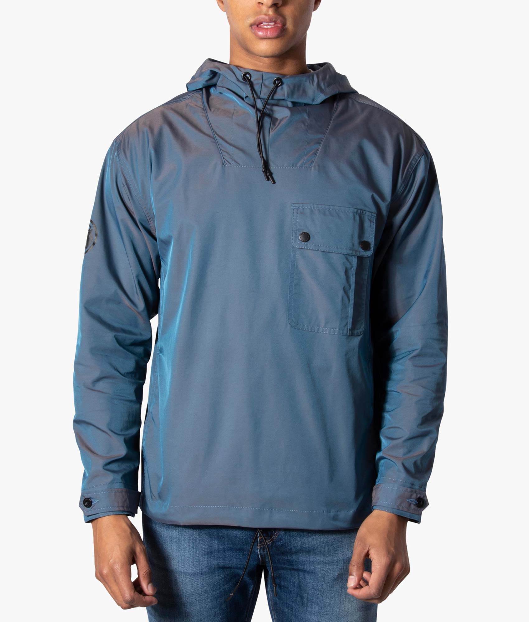 Leporis Nylon Smock Blue | Pretty Green | EQVVS