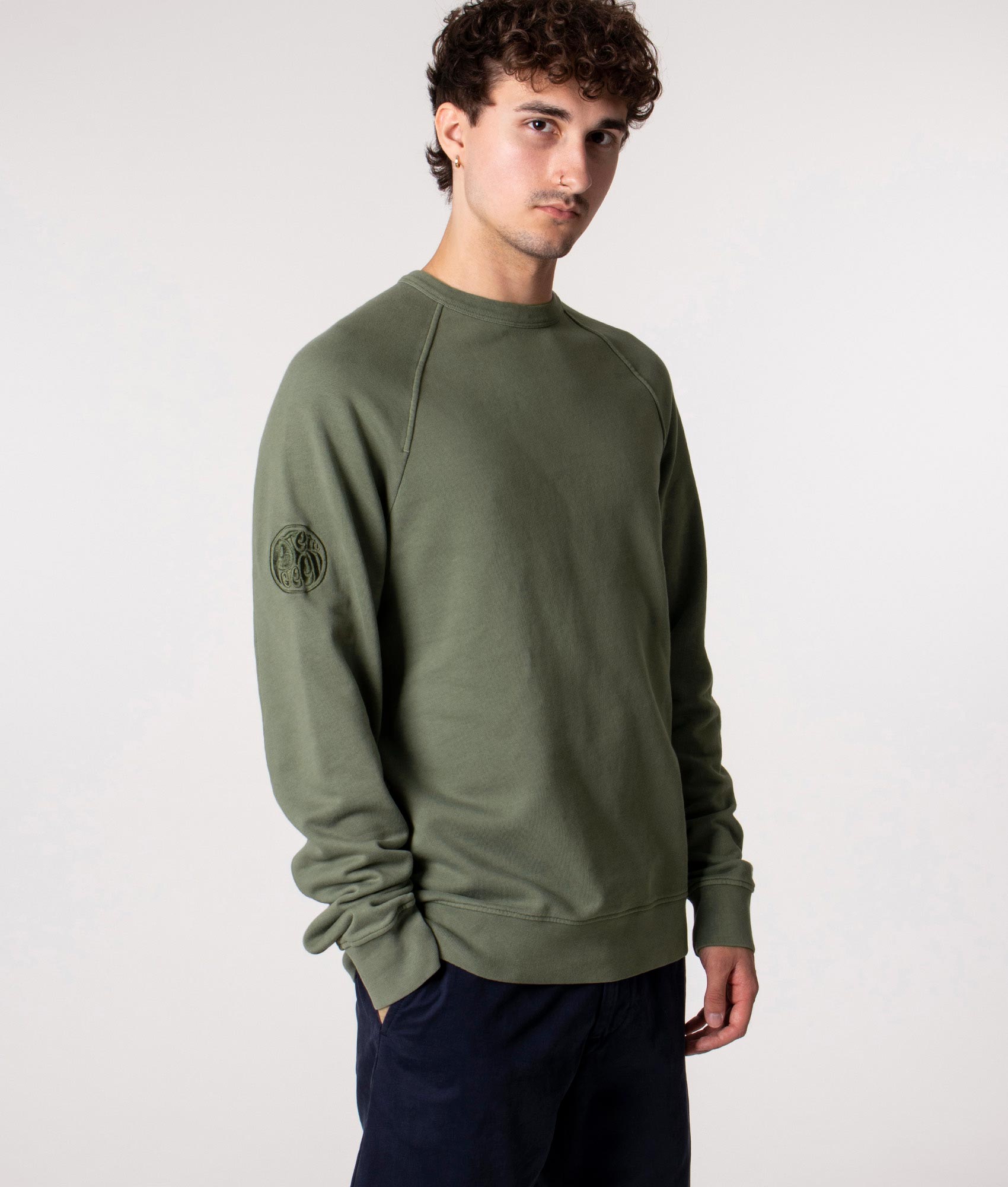 Standards Sweatshirt Khaki | Pretty Green | EQVVS