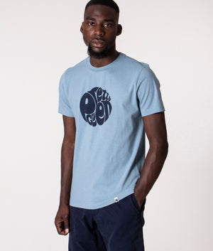 Slim-Fit-Gillespie-Logo-T-Shirt-Blue-Pretty-Green-EQVVS