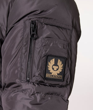 Belstaff Radar Jacket in Black at EQVVS. Model detail 