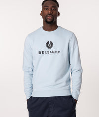 Belstaff Signature Crewneck Sweatshirt True Olive | Belstaff | EQVVS