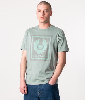 Illusion-T-Shirt-Steel-Green-Belstaff-EQVVS