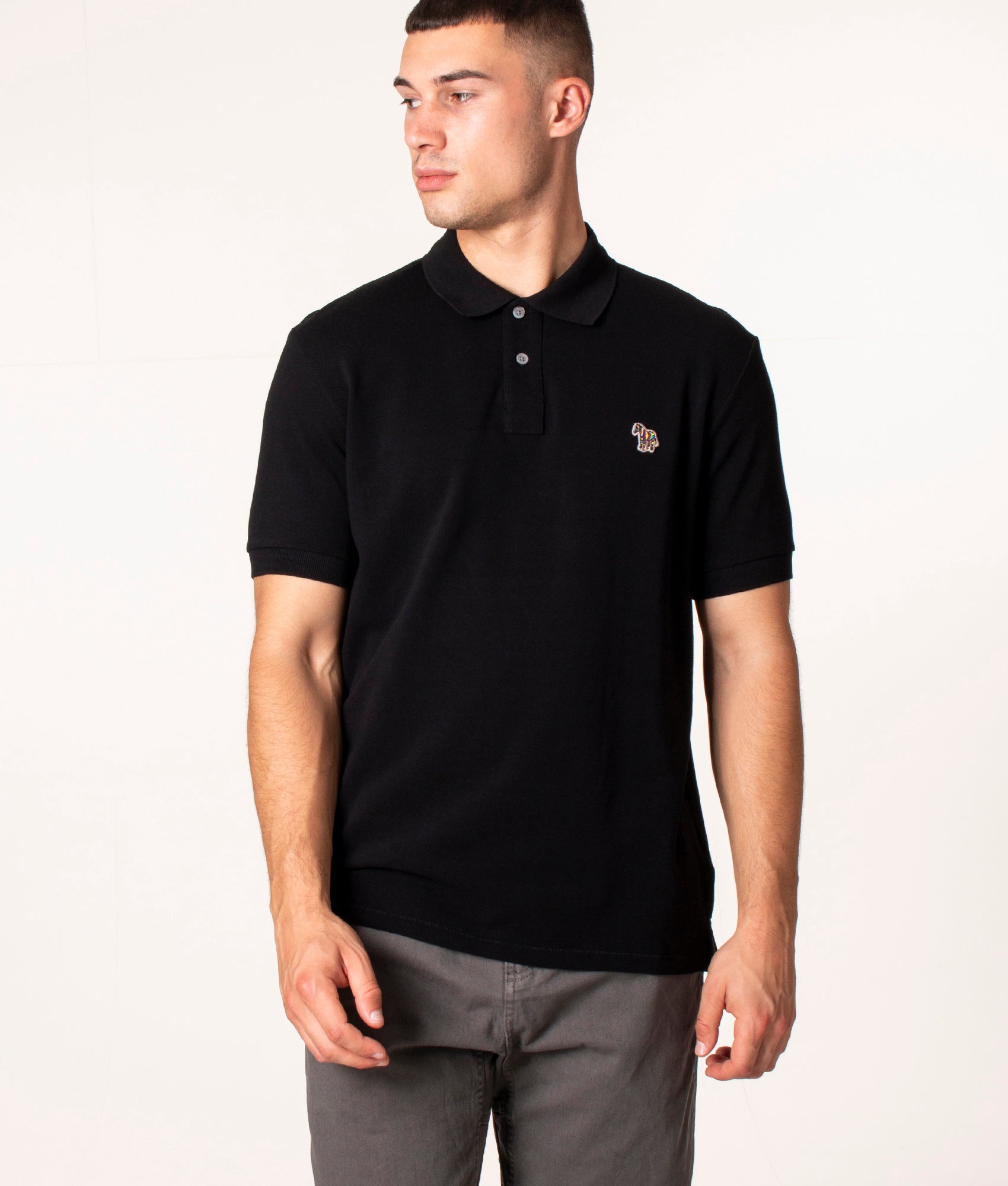 Paul smith on sale black polo shirt