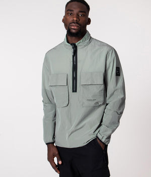 Half-Zip-Krinkle-Windbreaker-Putty-Marshall-EQVVS