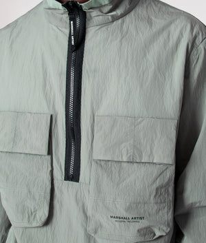 Half-Zip-Krinkle-Windbreaker-Putty-Marshall-EQVVS