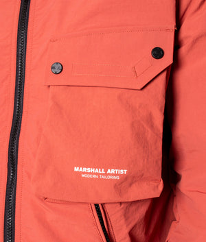 Marshall artist hot sale orange overshirt