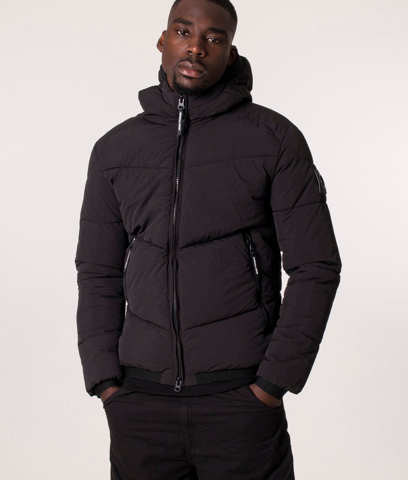 Transalpino Bubble Jacket Black | Marshall Artist | EQVVS