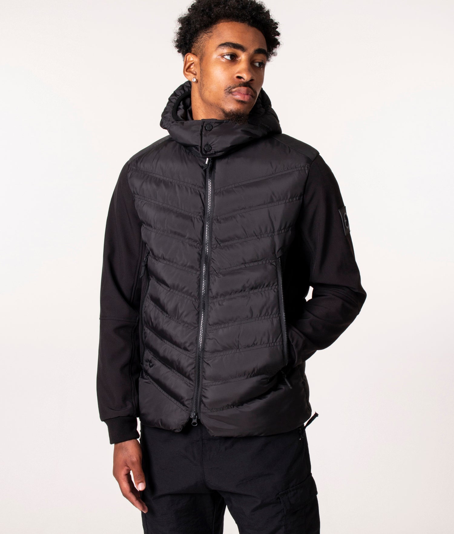 Takeda Softshell Hybrid Jacket Black | Marshall Artist | EQVVS