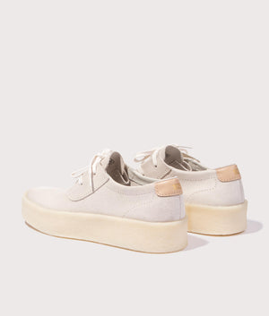 Off hot sale white suede