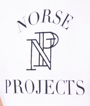 Niels-Crest-Log0-T-Shirt-White-Norse-Projects-EQVVS 