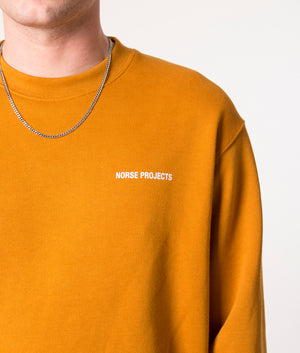 Relaxed-Fit-Arne-Logo-Sweatshirt-Turmeric-Yellow-Norse-Projects-EQVVS