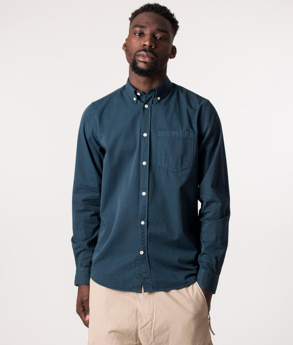 Norse projects store anton denim shirt