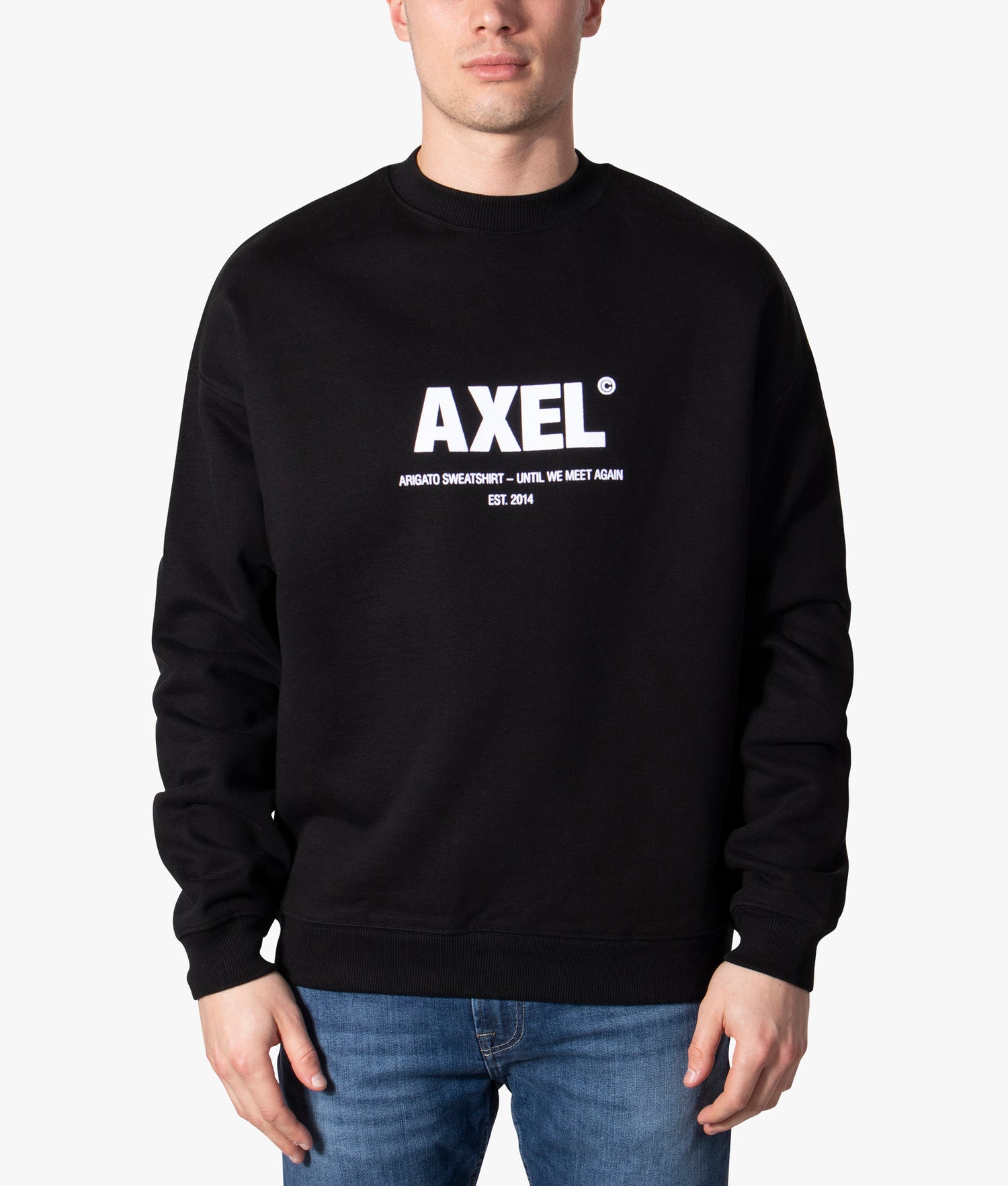 Oversized Adios Sweatshirt Black Axel Arigato EQVVS