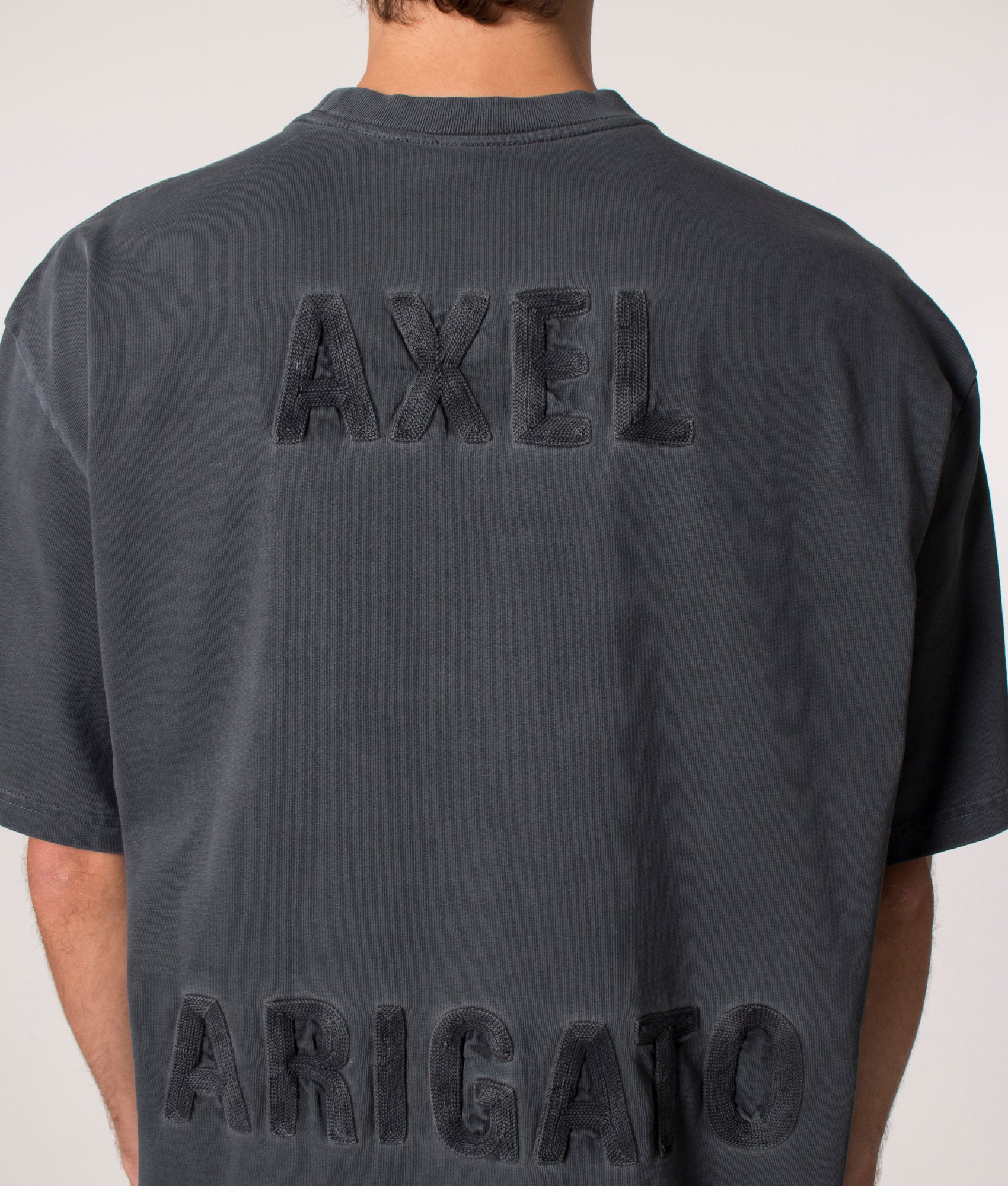 Oversized Origin T shirt Faded Black Axel Arigato EQVVS