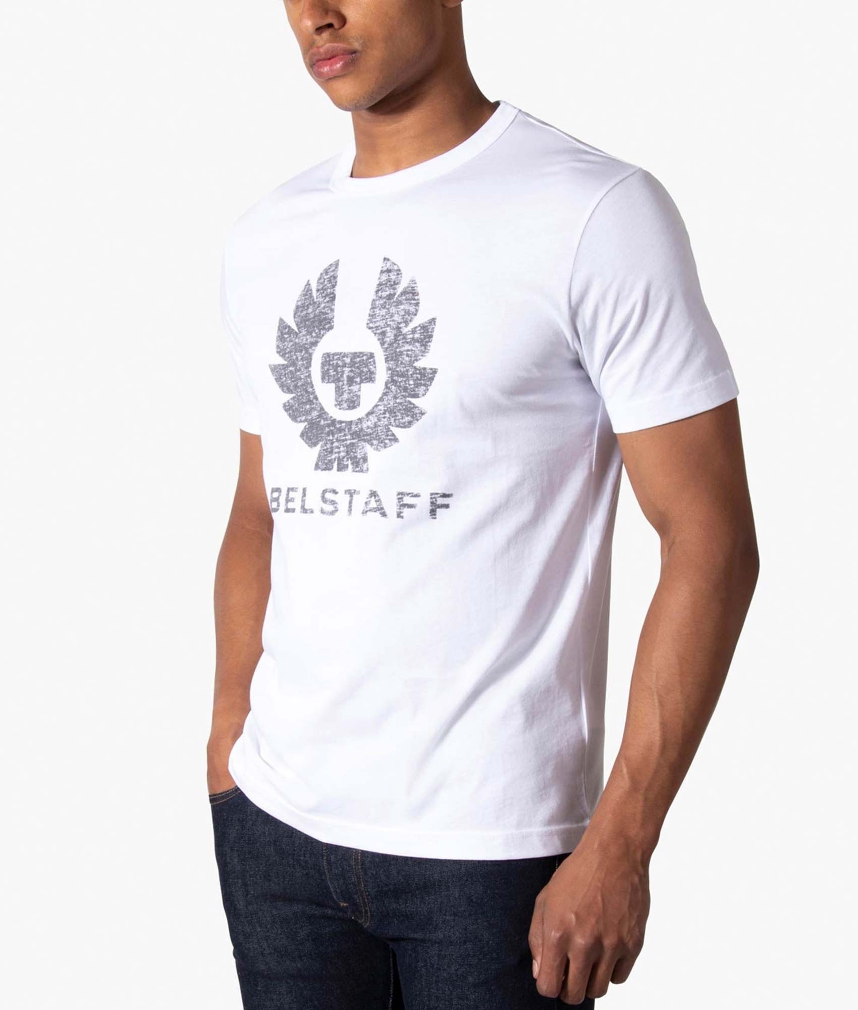 Belstaff white sale t shirt