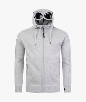 Diagonal-Raised-Fleece-Goggle-Hoodie-Grey-Melange-CP-Company-EQVVS