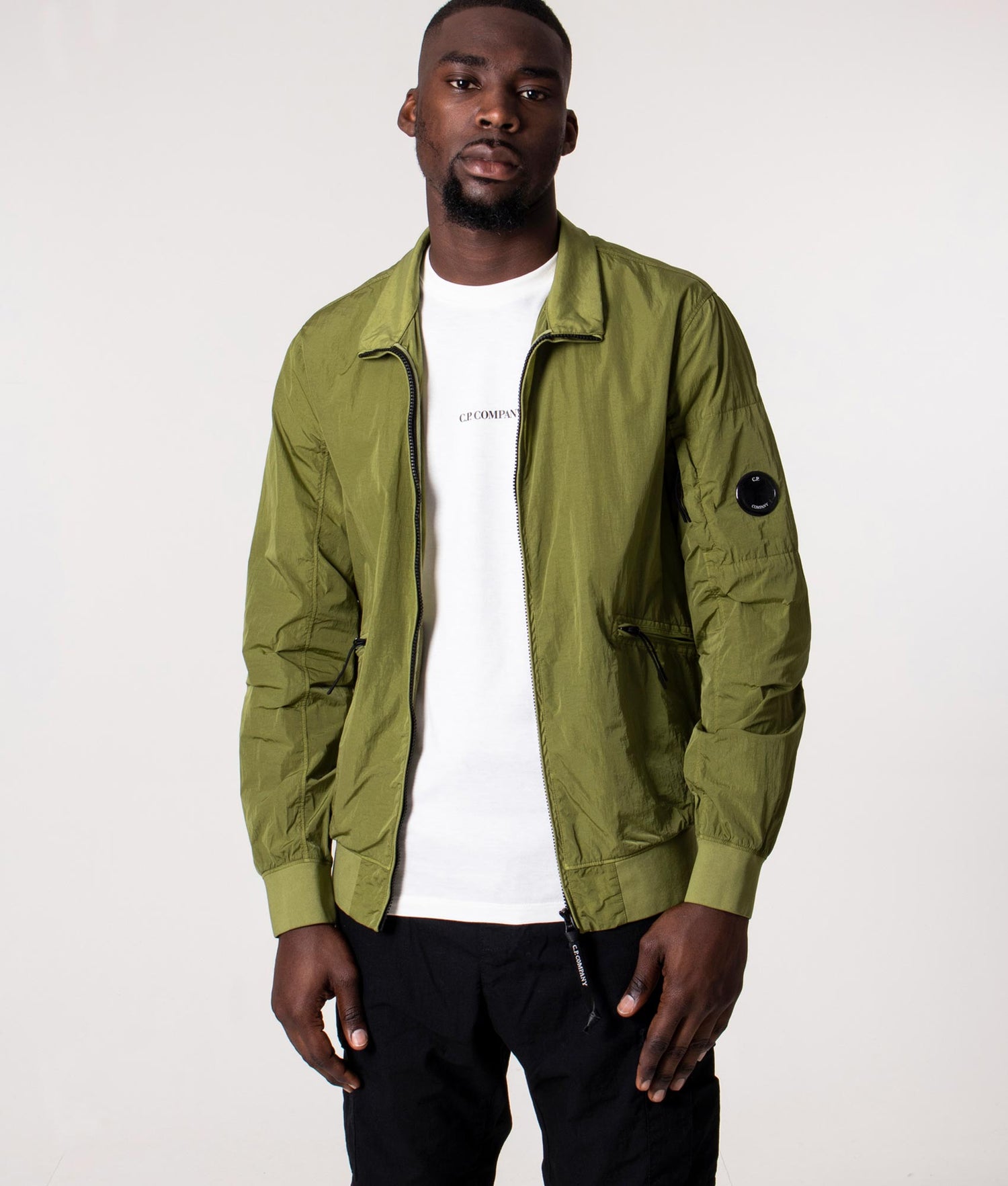 Chrome-R Short Jacket Green Moss | C.P. Company | EQVVS