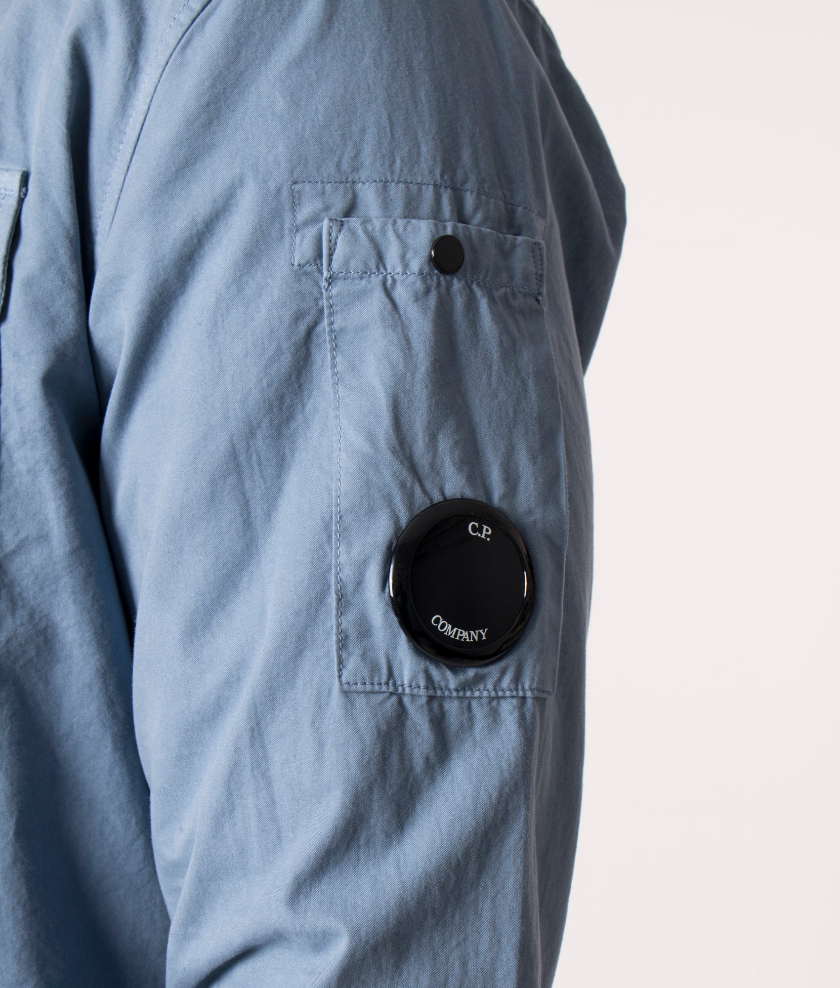 Zip Through Gabardine Overshirt Infinity | C.P. Company | EQVVS