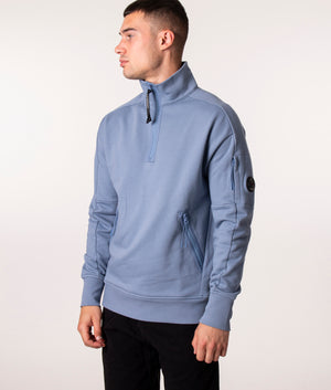 Quarter-Zip-Diagonal-Raised-Fleece-Sweatshirt-Infinity-CP-Company-EQVVS