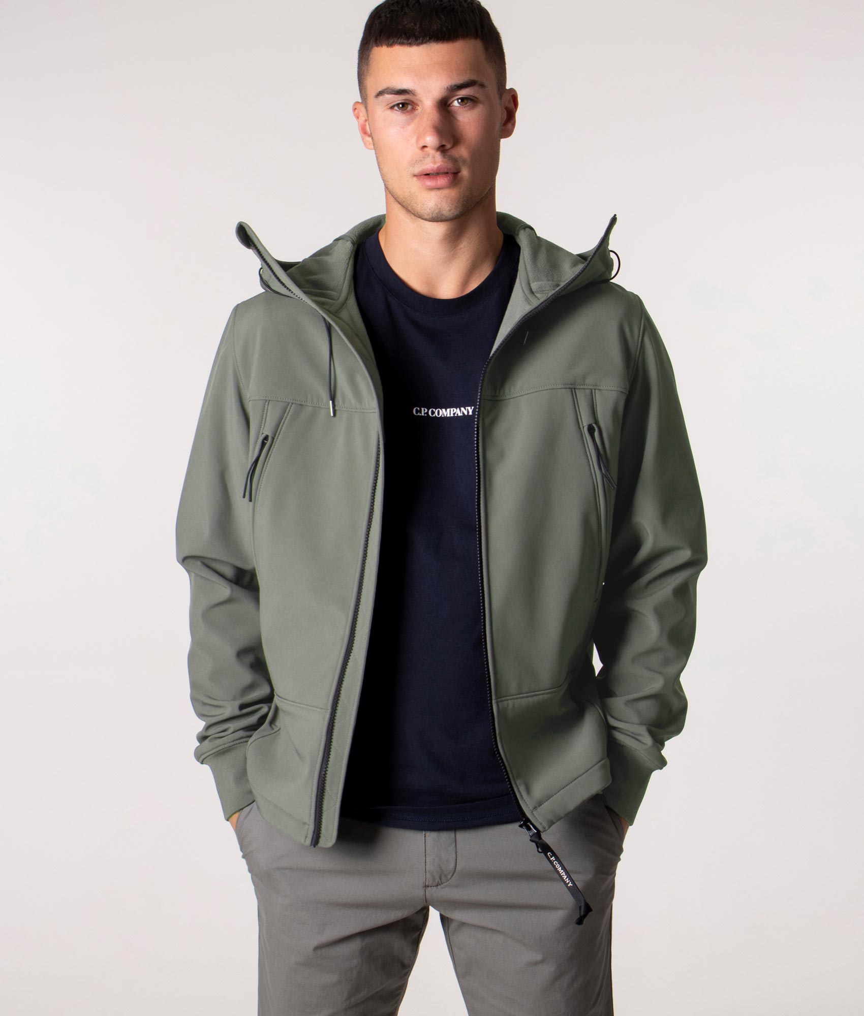 Cp Company Rubber Parka 669 Thyme Uomo » GB Abbigliamento