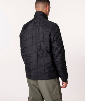 KRAKATAU QM369 Liner Field Jacket in Black at EQVVS. Model, back 2. 