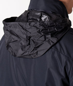 KRAKATAU QM369 Liner Field Jacket in Black at EQVVS. Model, detail. 